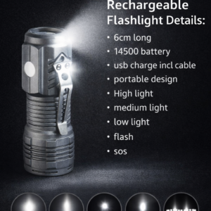 Mini Rechargeable Flashlight
